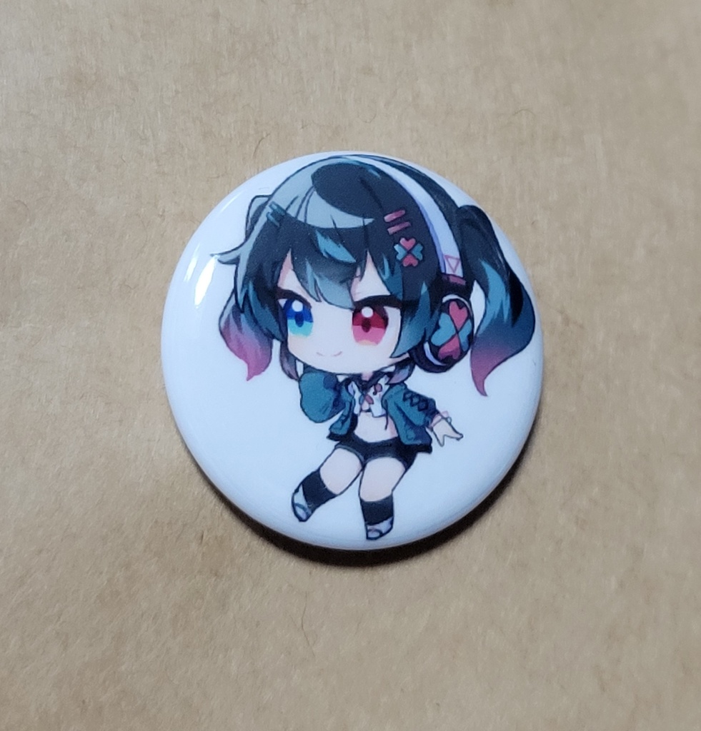 缶バッジ(ヘッドホン)