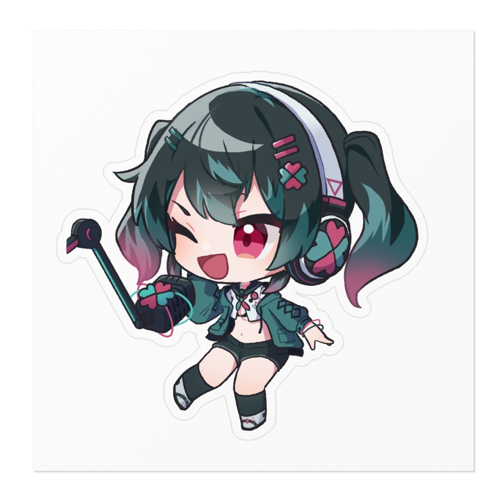 ステッカー(ウインク)