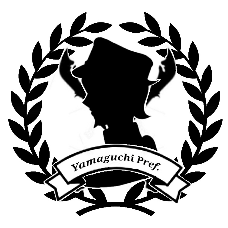 シルエットタイプカンバッジ(山口県)