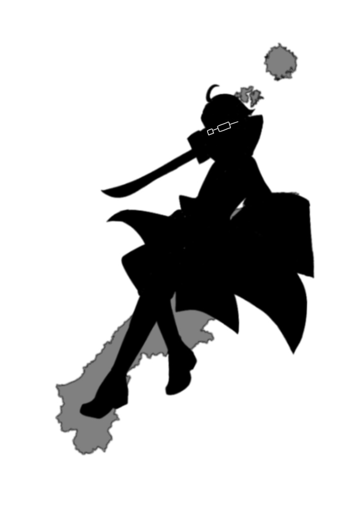 シルエットタイプアクリルキーホルダー(島根県)