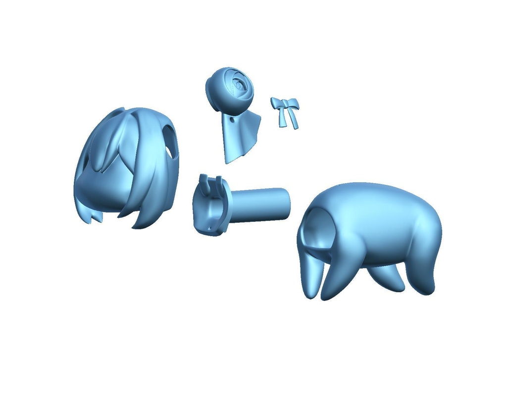 あかべこDoro ガレージキット(3Dプリンター出力品)