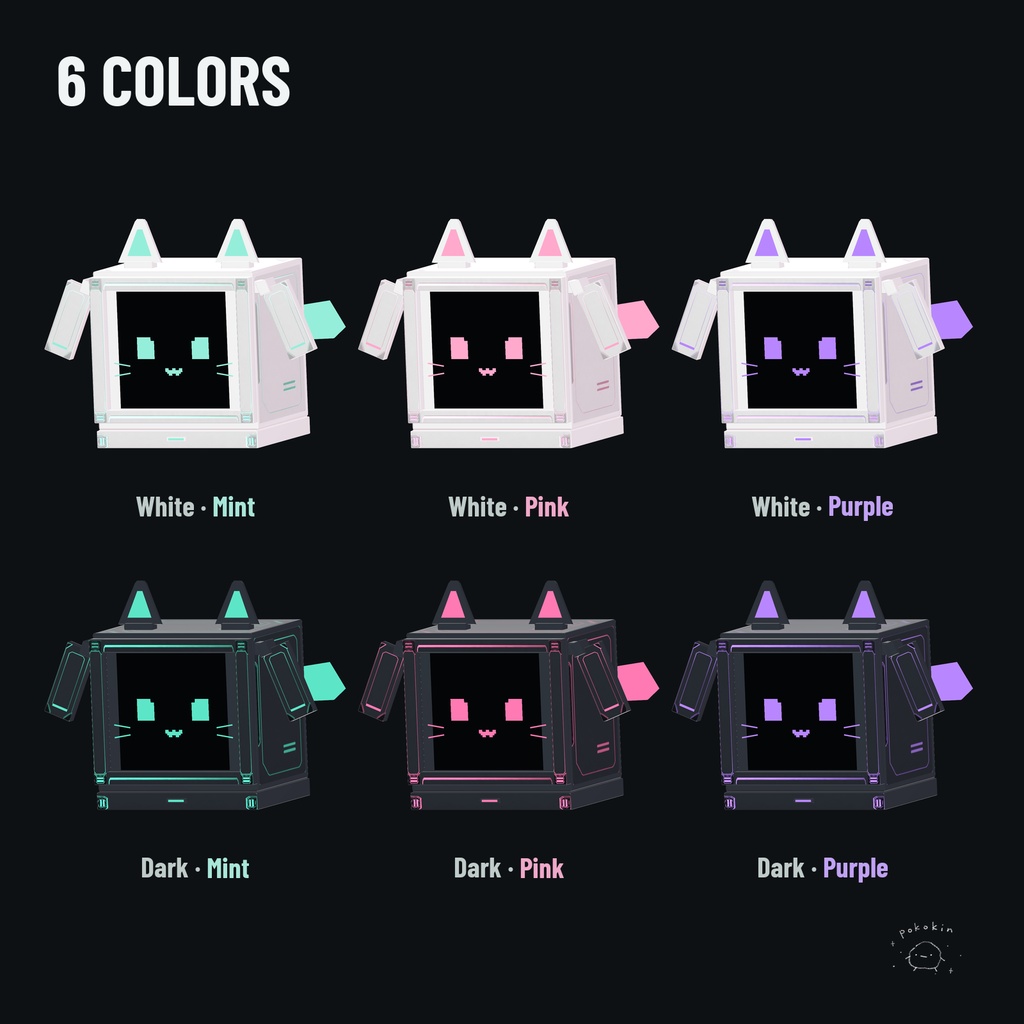 【9/14まで期間限定無料 / FREE until Sep 14】C-Box | 小さなロボットペット【VRChat / Modular Avatar】