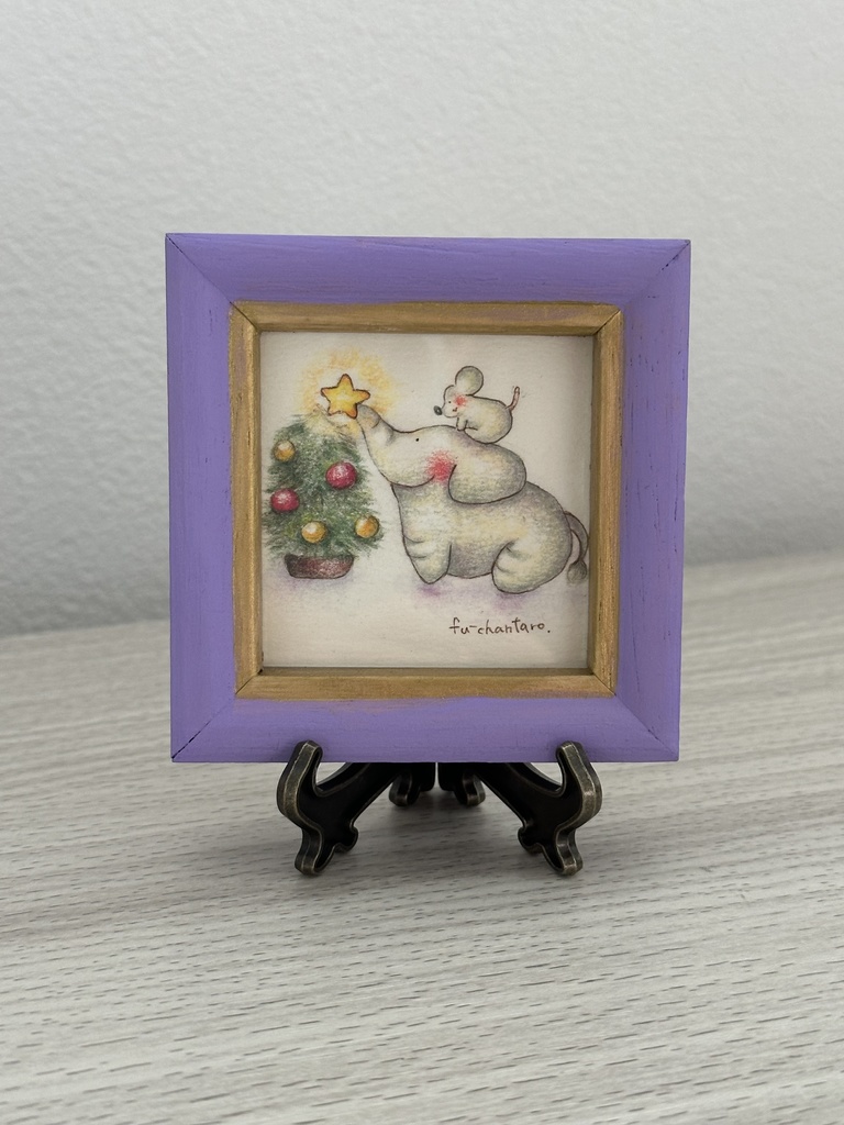 ミニ原画(ゾウさんとネズミくん)