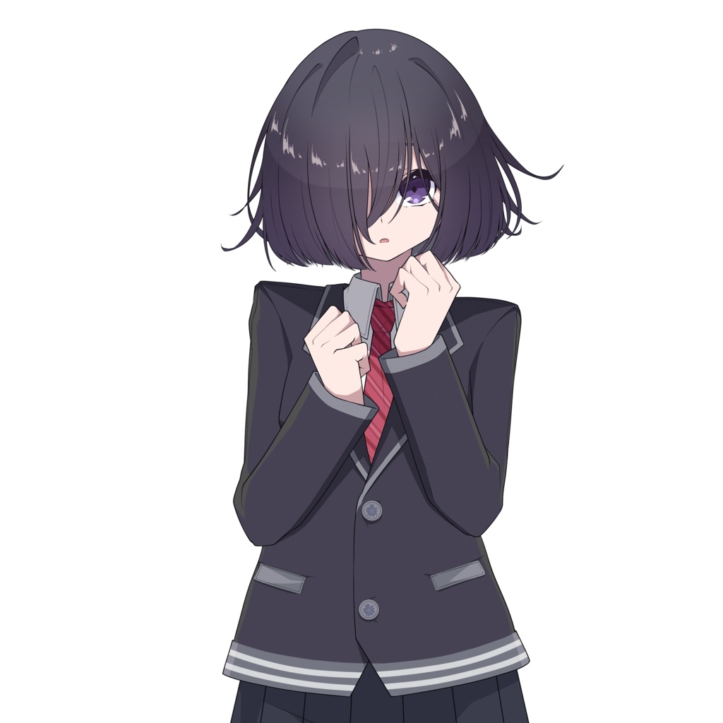 【立ち絵】少女(メカクレ)【高画質】