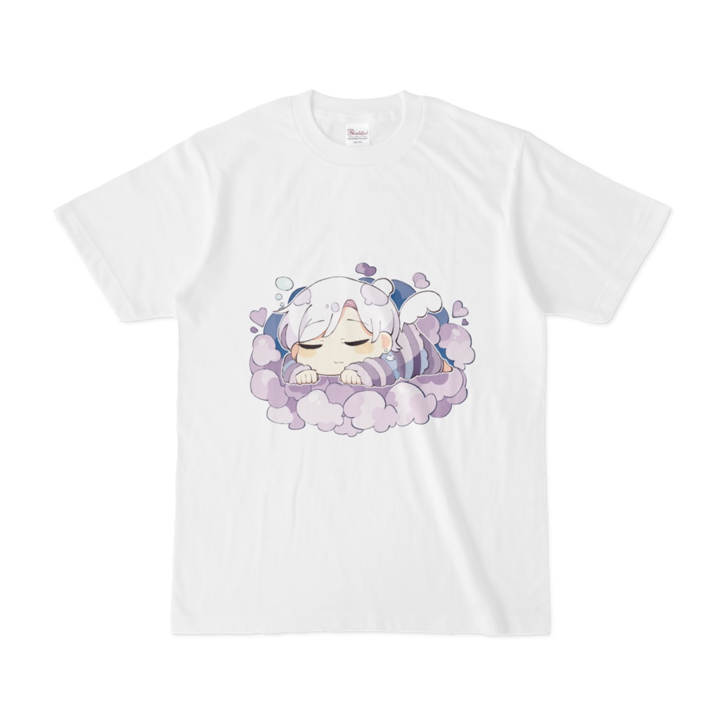 寝てるはとまるTシャツ