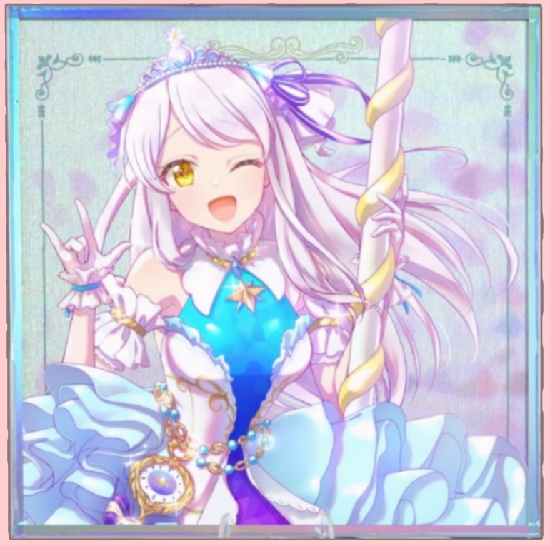 イヴちゃん複層アクリル色紙