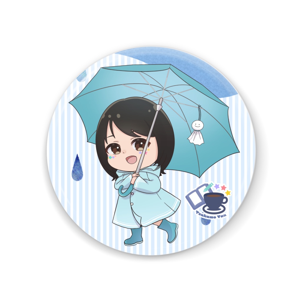 紫陽花ブルーのSD / 津雲ゆう缶ミラー