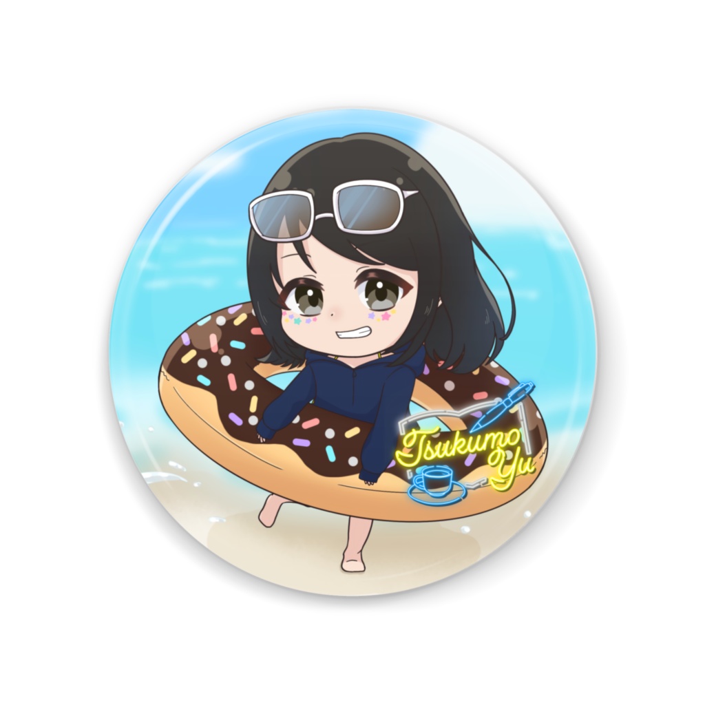 ウキウキ浮き輪のSD / 津雲ゆう缶ミラー