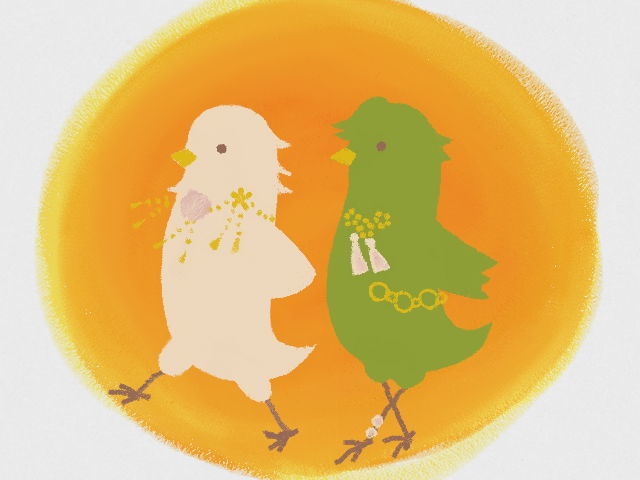 初代鳥太刀のピンバッジ