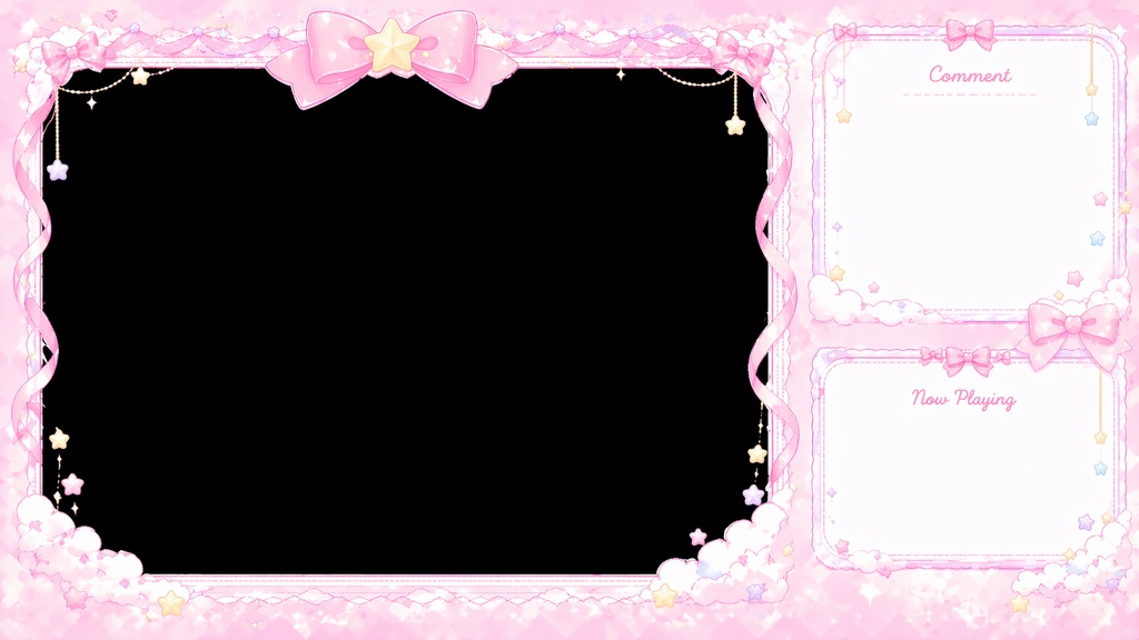 🌙ゆめかわ配信画面セット【6点】✦ Starting Soon / BRB / Ending|高画質1920×1080|商用利用OK|VTuber・配信者向け