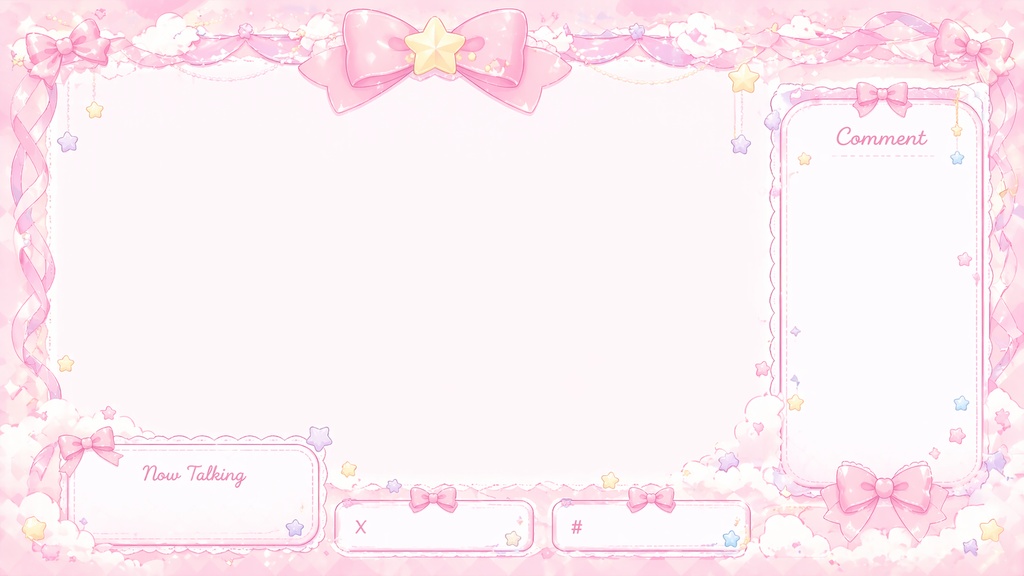 🌙ゆめかわ配信画面セット【6点】✦ Starting Soon / BRB / Ending|高画質1920×1080|商用利用OK|VTuber・配信者向け