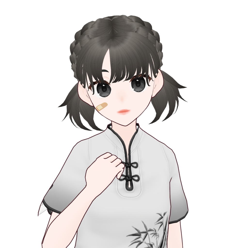 【VRoid】正式版・β版 Hair Preset - Official / Stable and Beta Version - Fullset Long Pigtails Braids - ツインテールロング三つ編み