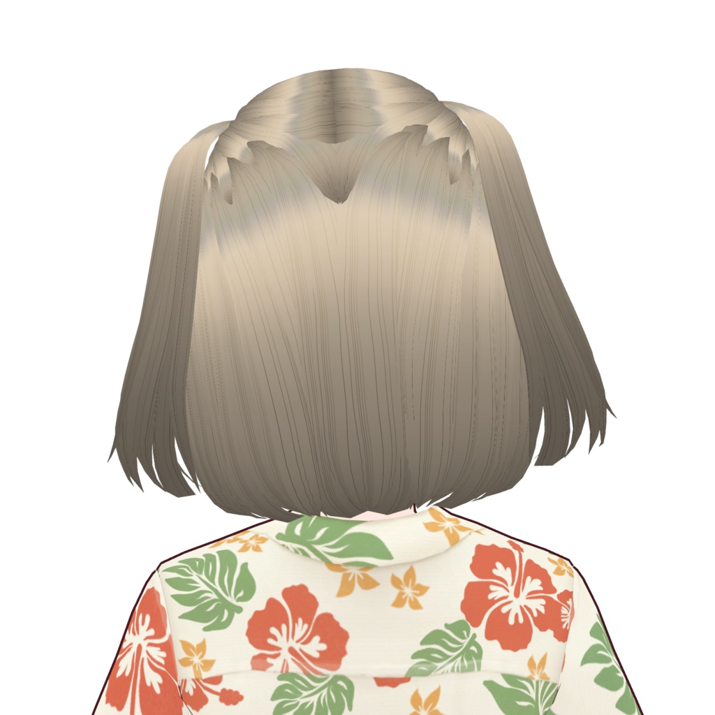 【VRoid】正式版・β版 Hair Preset - Official / Stable and Beta Version - Upper Pigtails