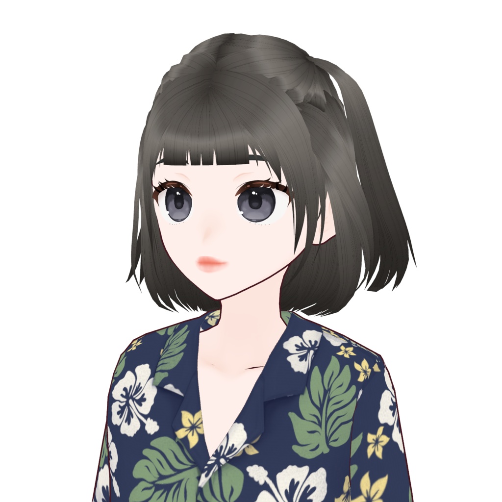 【VRoid】正式版・β版 Hair Preset - Official / Stable and Beta Version - Upper Pigtails