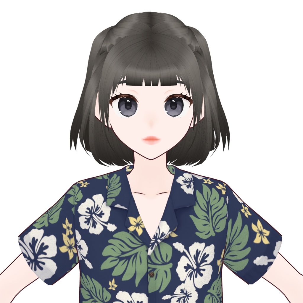 【VRoid】正式版・β版 Hair Preset - Official / Stable and Beta Version - Upper Pigtails