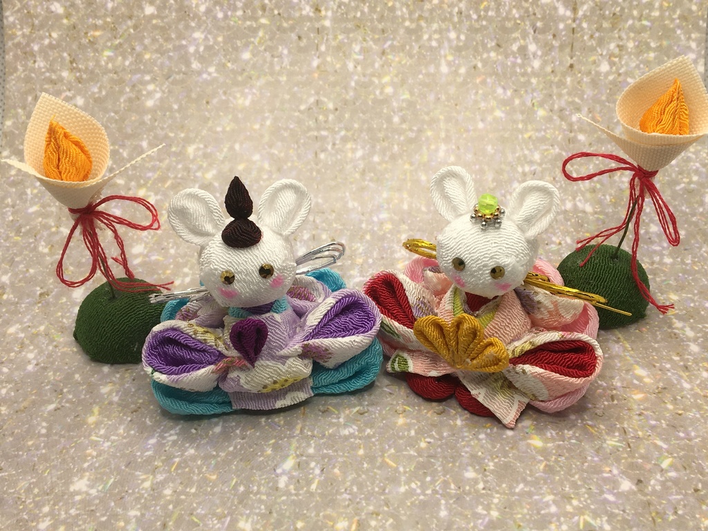 ケース入り ミニ雛飾り