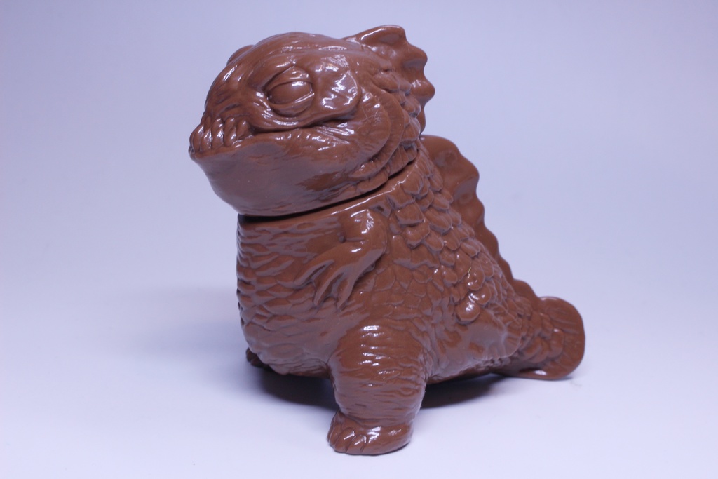 ソフビ食物連鎖シリーズ　ギョラモちゃいろ(未塗装素体)