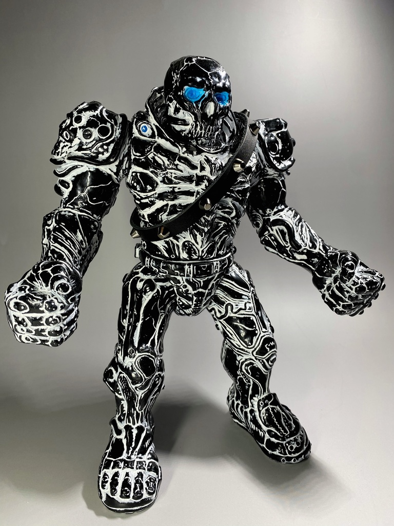 悪夢戦争シリーズ　髑髏ボーグ　ブラック×ホワイト　20