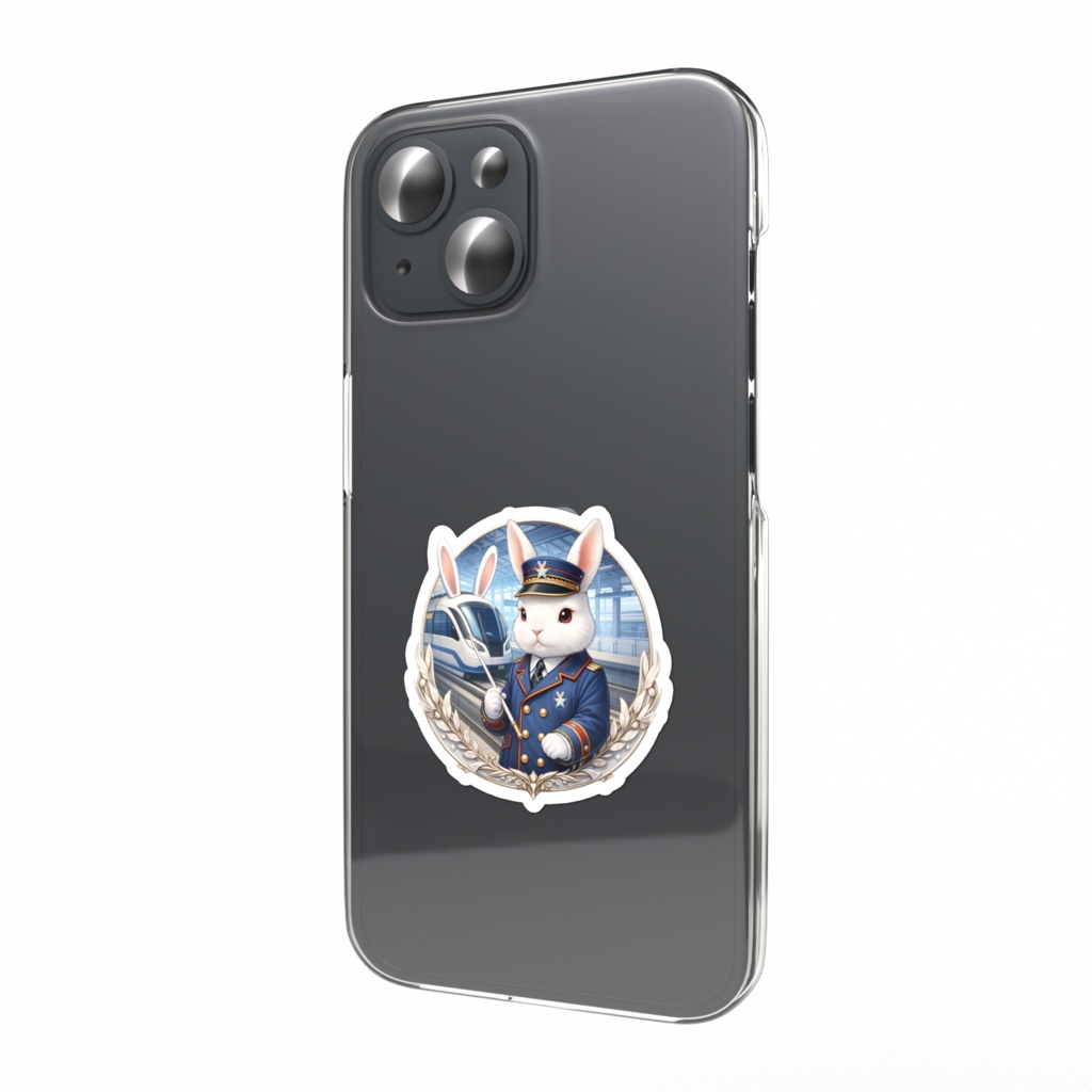 スマホステッカー ぴょん速くんとピョン速号（通常タイプ）