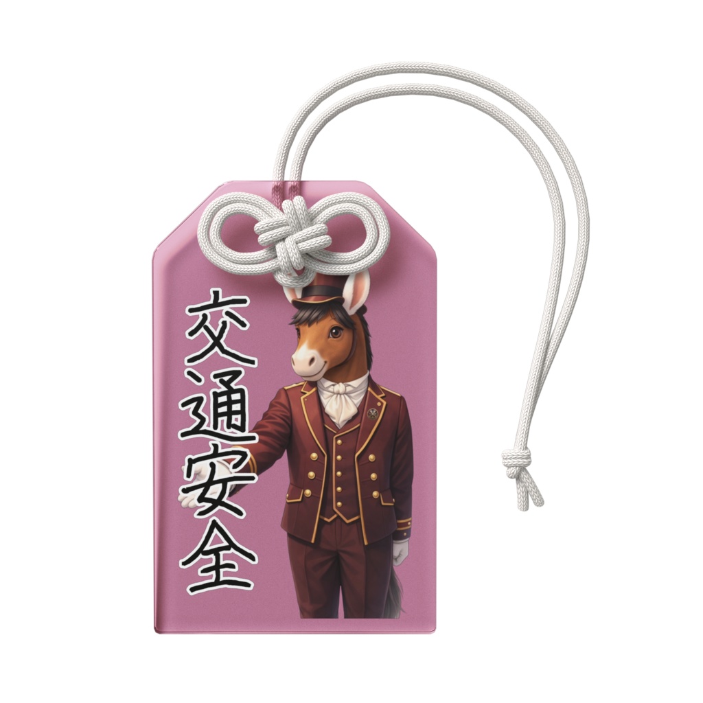アクリルお守り『交通安全』トロットくん(御者Ver)