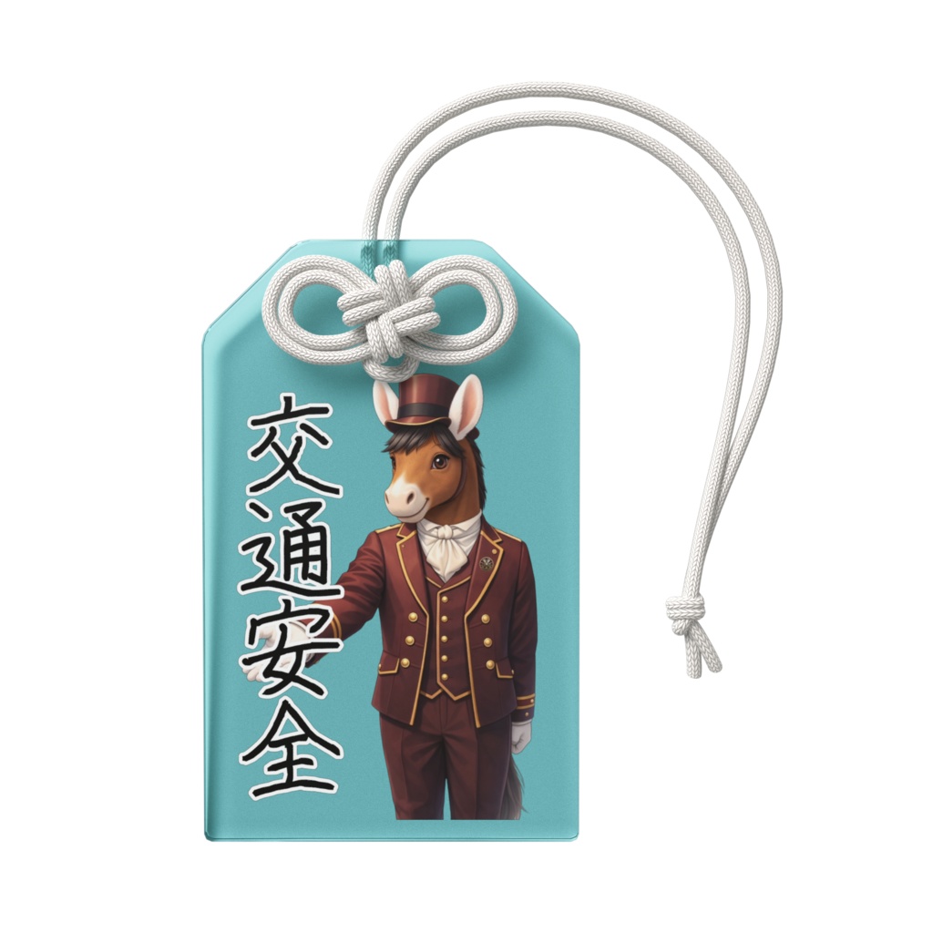 アクリルお守り『交通安全』トロットくん(御者Ver)
