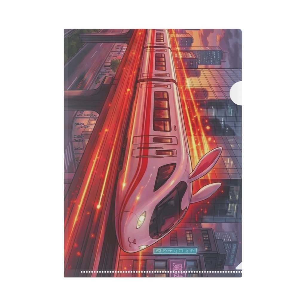 クリアファイル スーパーピョン速号(タイプA/タイプB)