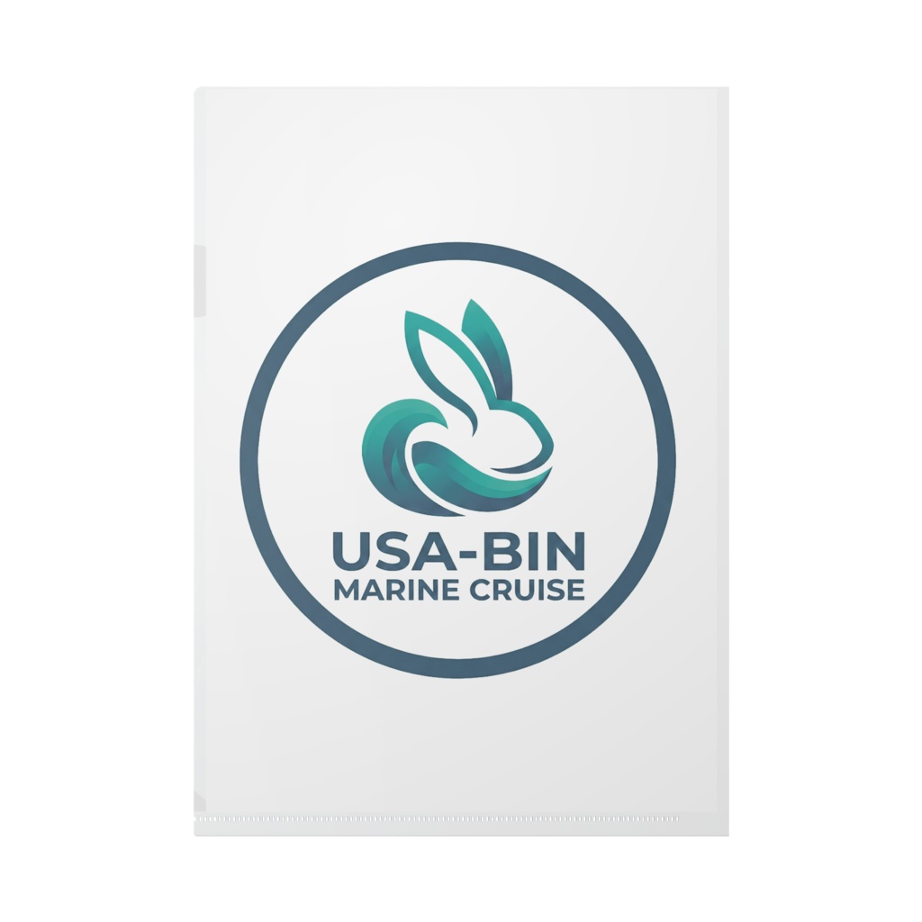 クリアファイル うさシャチ