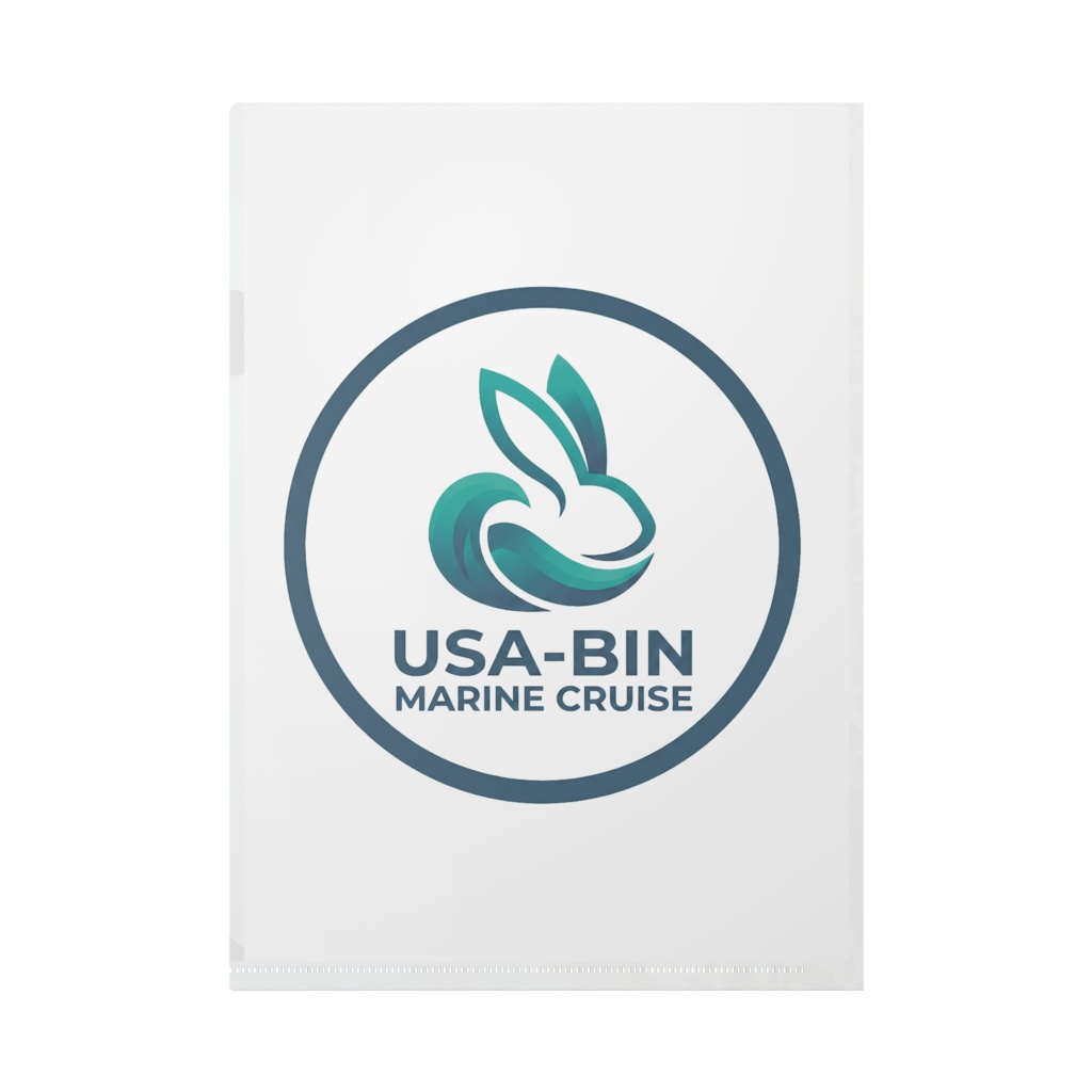 クリアファイル 雪うさぎウミウシ