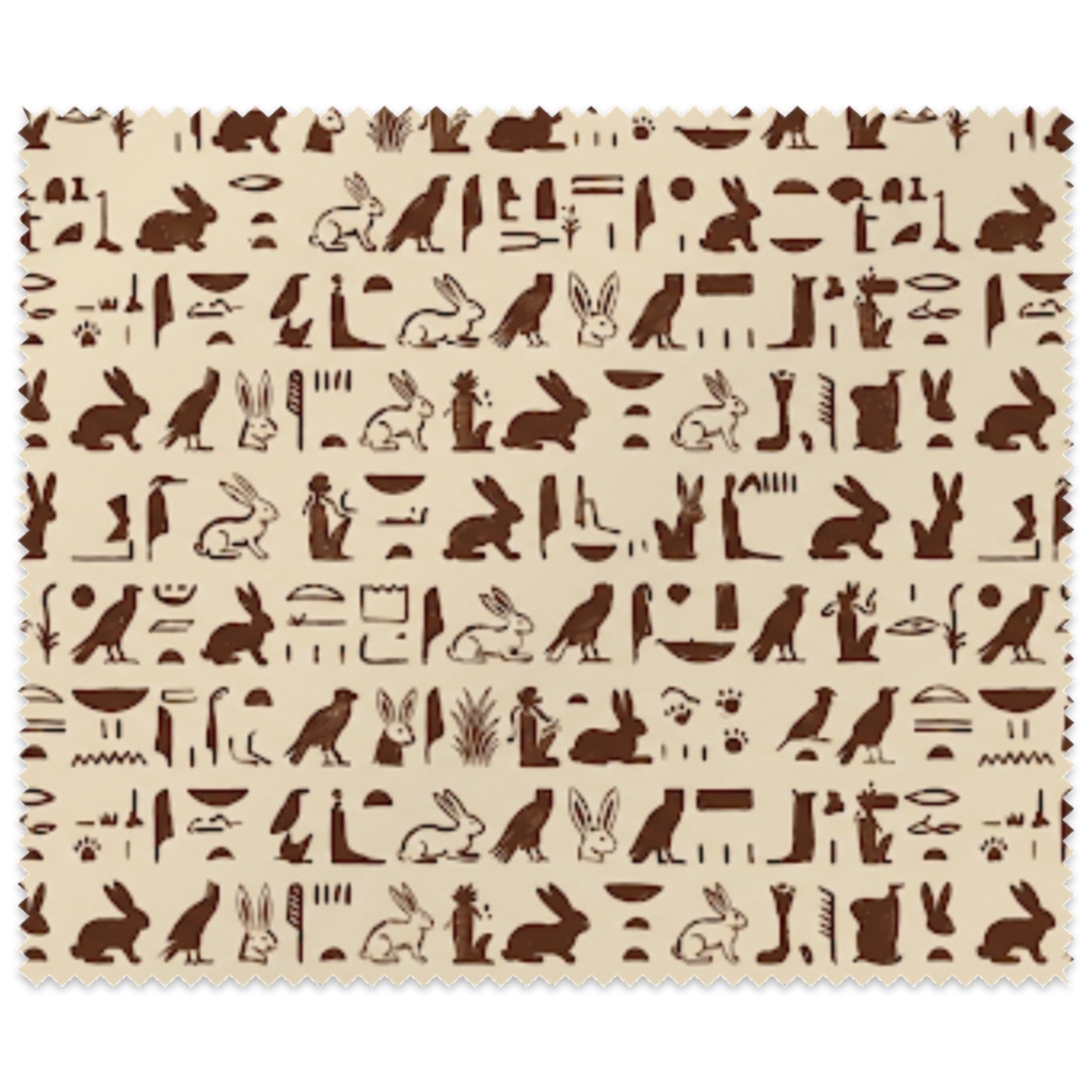 メガネ拭き 古代うさ文字