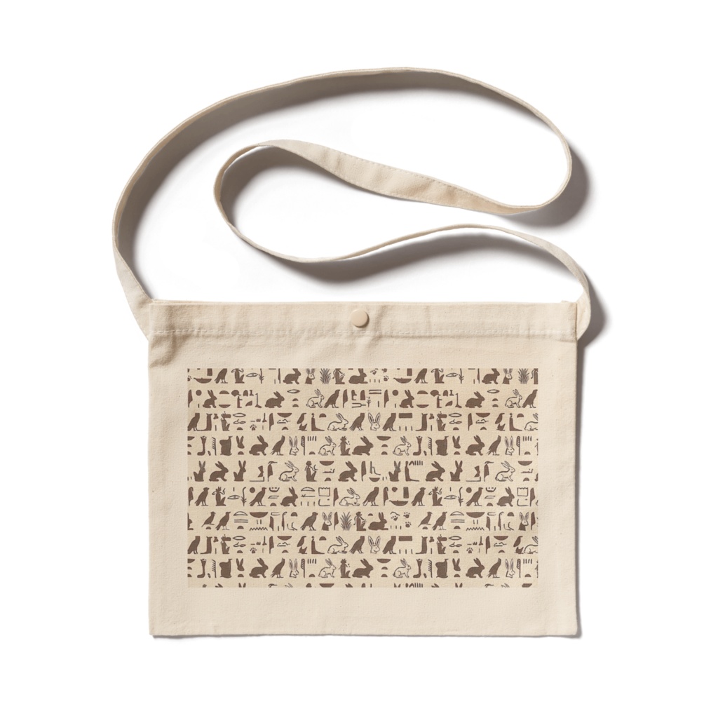 サコッシュ 古代うさ文字