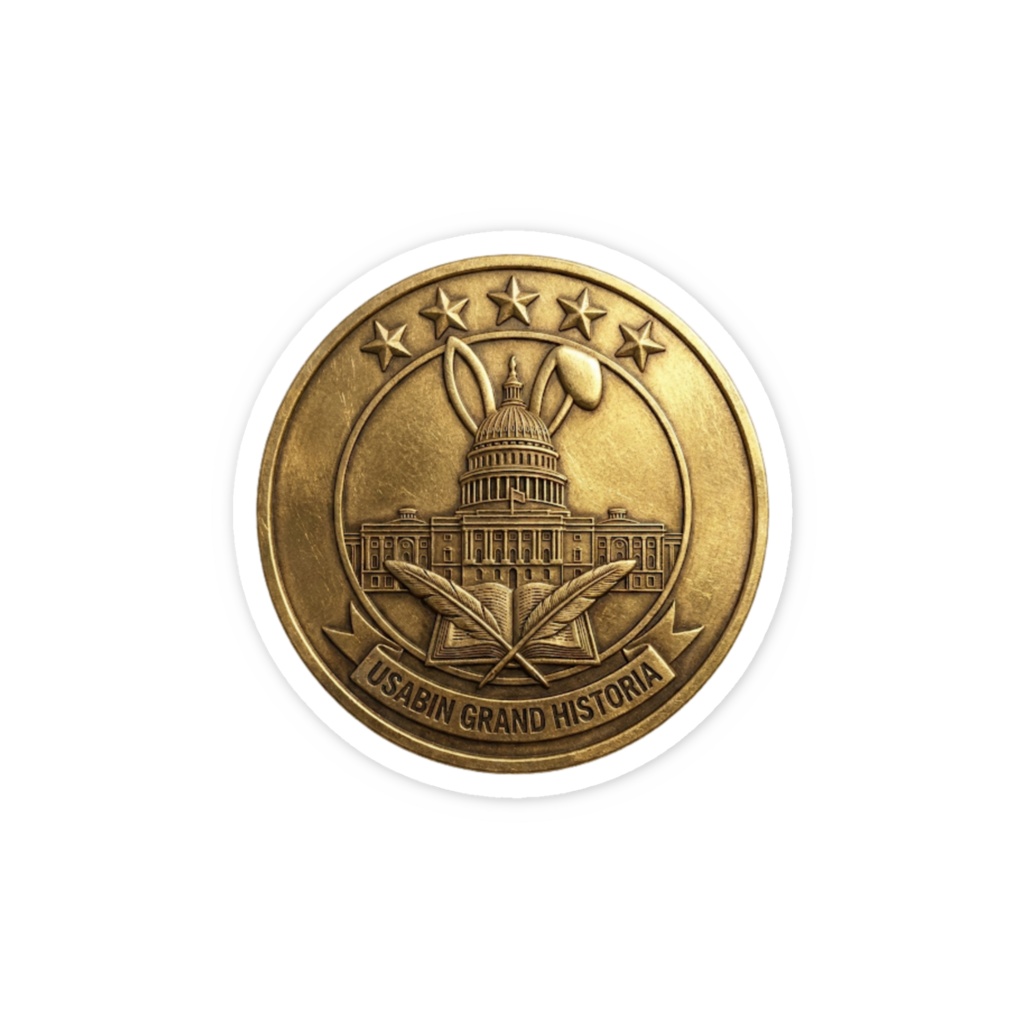 スマホステッカー グランドヒストリアロゴ(ゴールド)