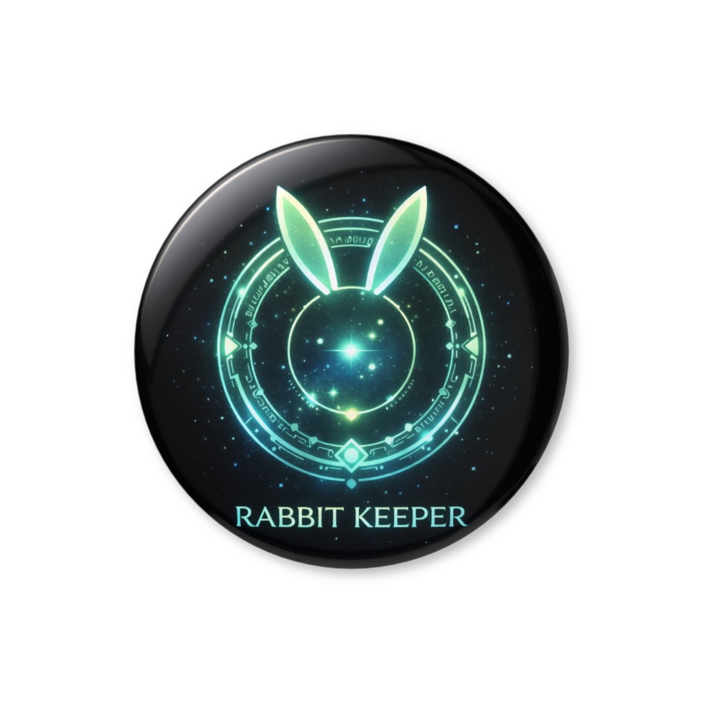 缶バッジ ラビット・キーパーエンブレム