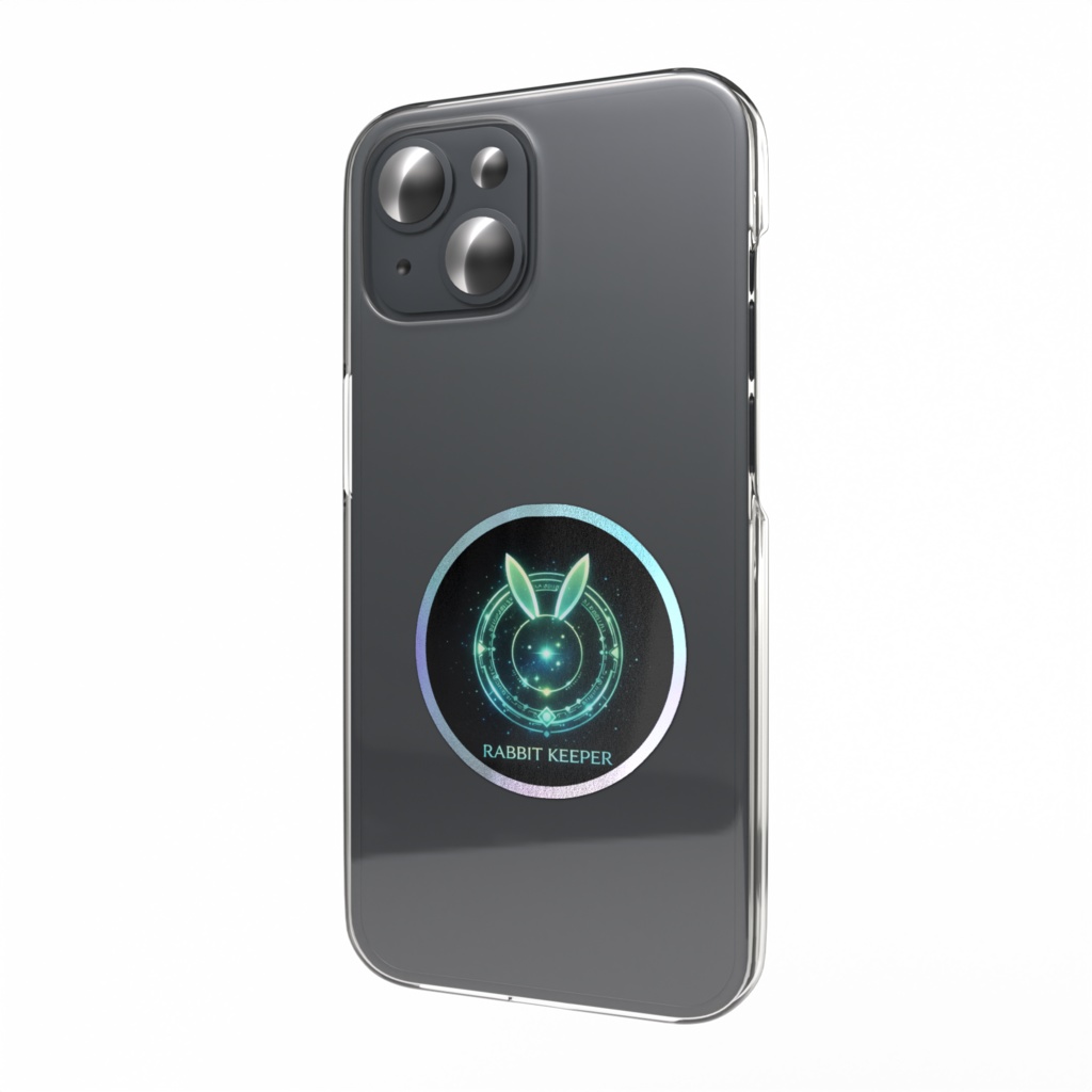 オーロラスマホステッカー ラビット・キーパーエンブレム