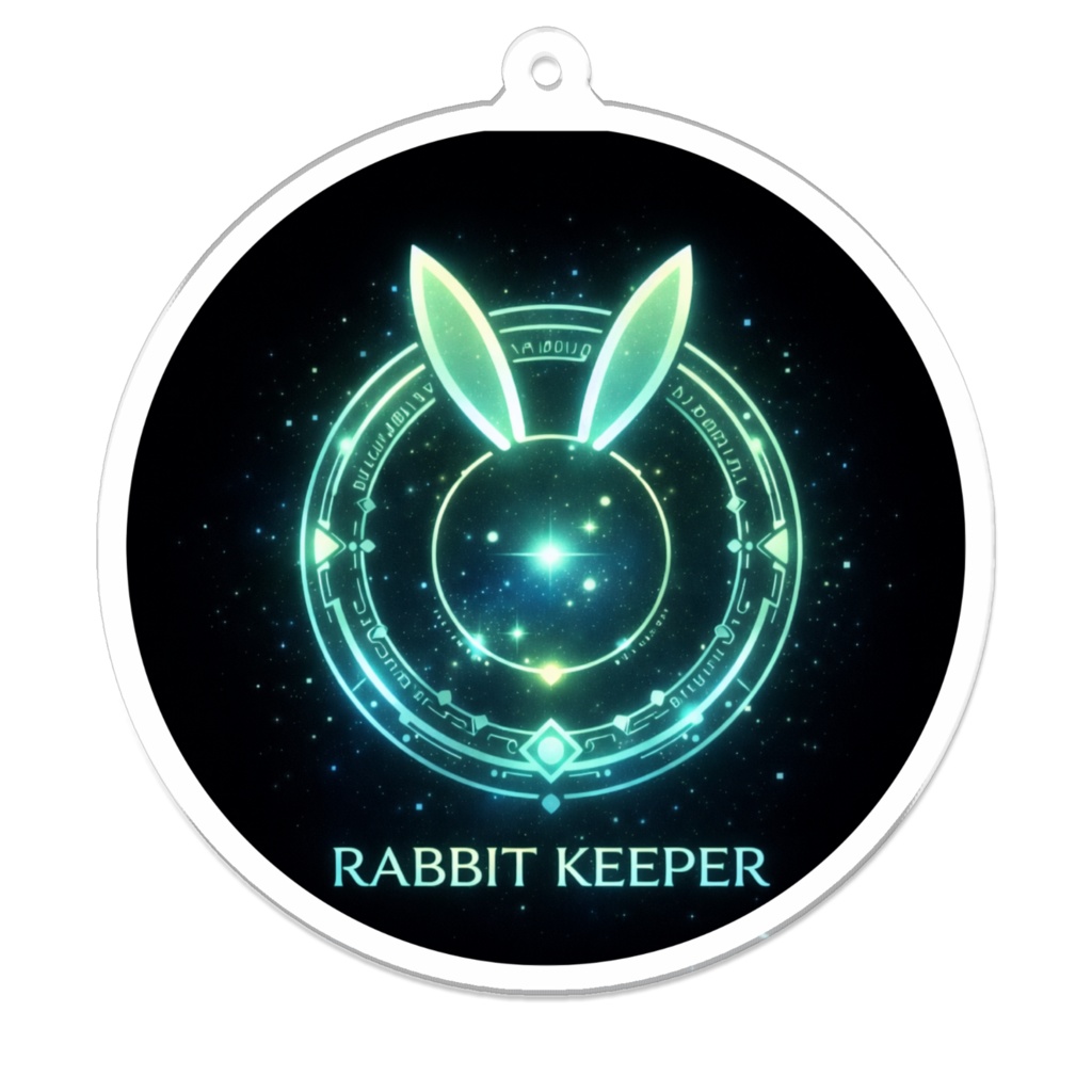 アクリルキーホルダー ラビット・キーパーエンブレム