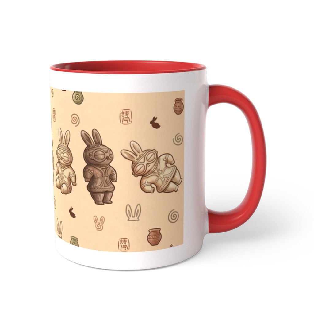 マグカップ うさ耳遮光器土偶