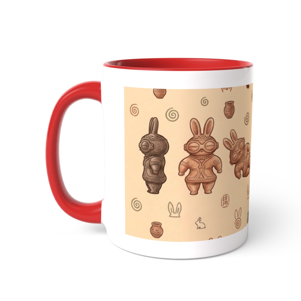 マグカップ うさ耳遮光器土偶