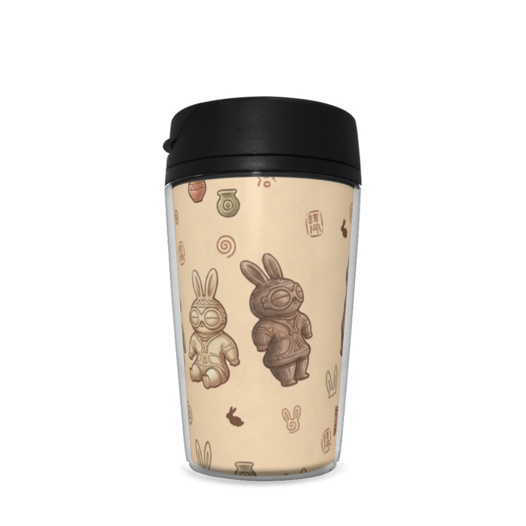 タンブラー うさ耳遮光器土偶