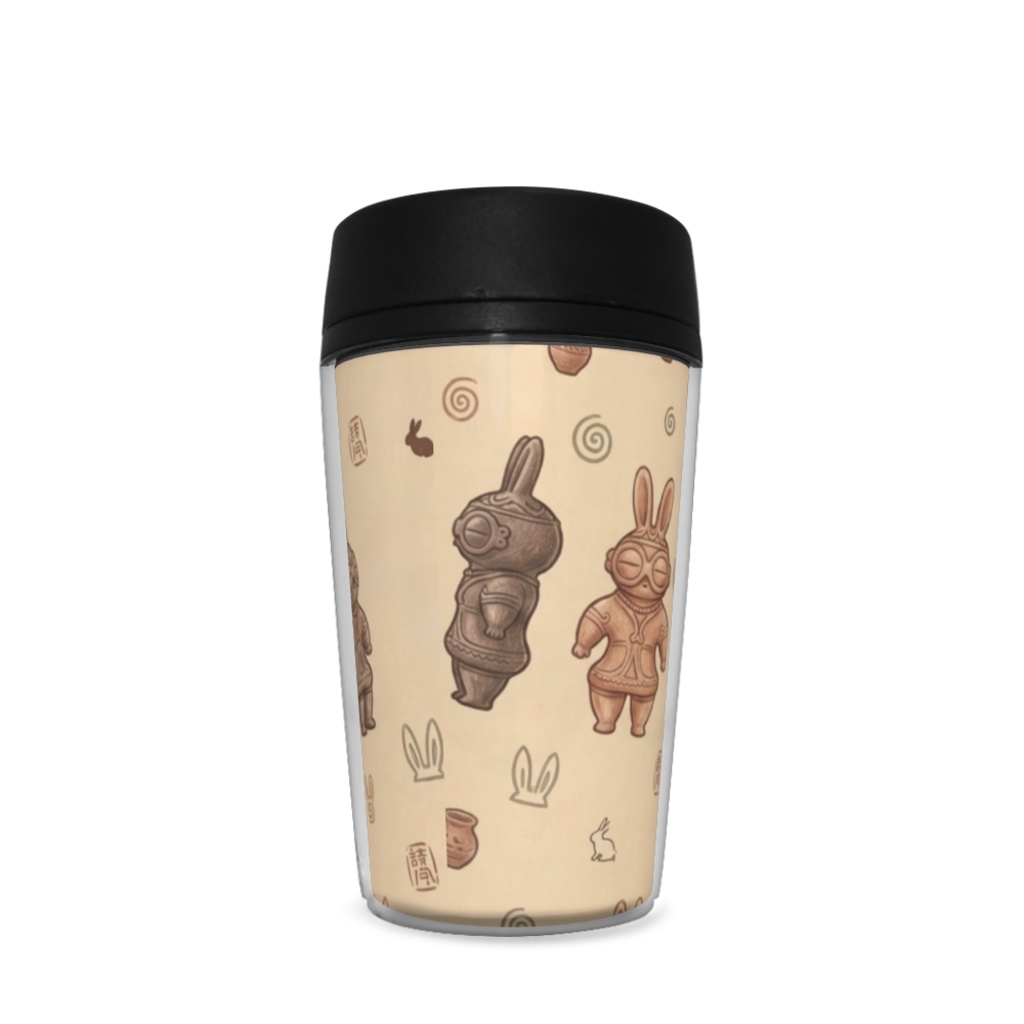 タンブラー うさ耳遮光器土偶