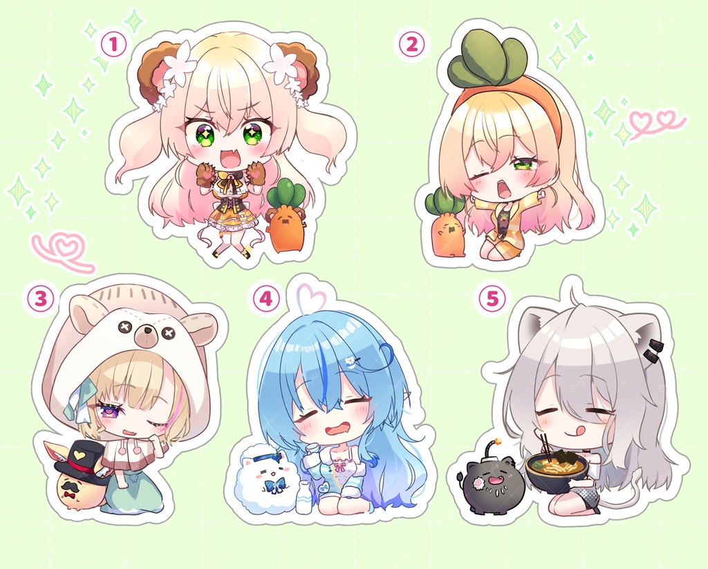 【ホロクル11th】ねぽらぼアクリルスタンド【同人・非公式】