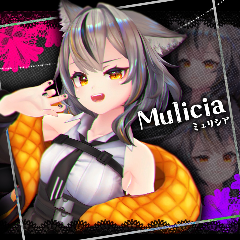 【オリジナル3Dモデル】ミュリシア -Mulicia- v2.1.1【VRMあり】