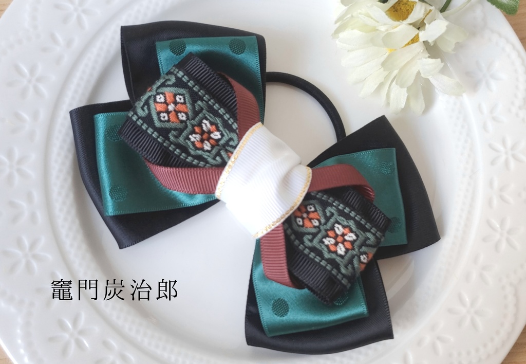 【きめつ】涙-rui- ヘアゴム リボン