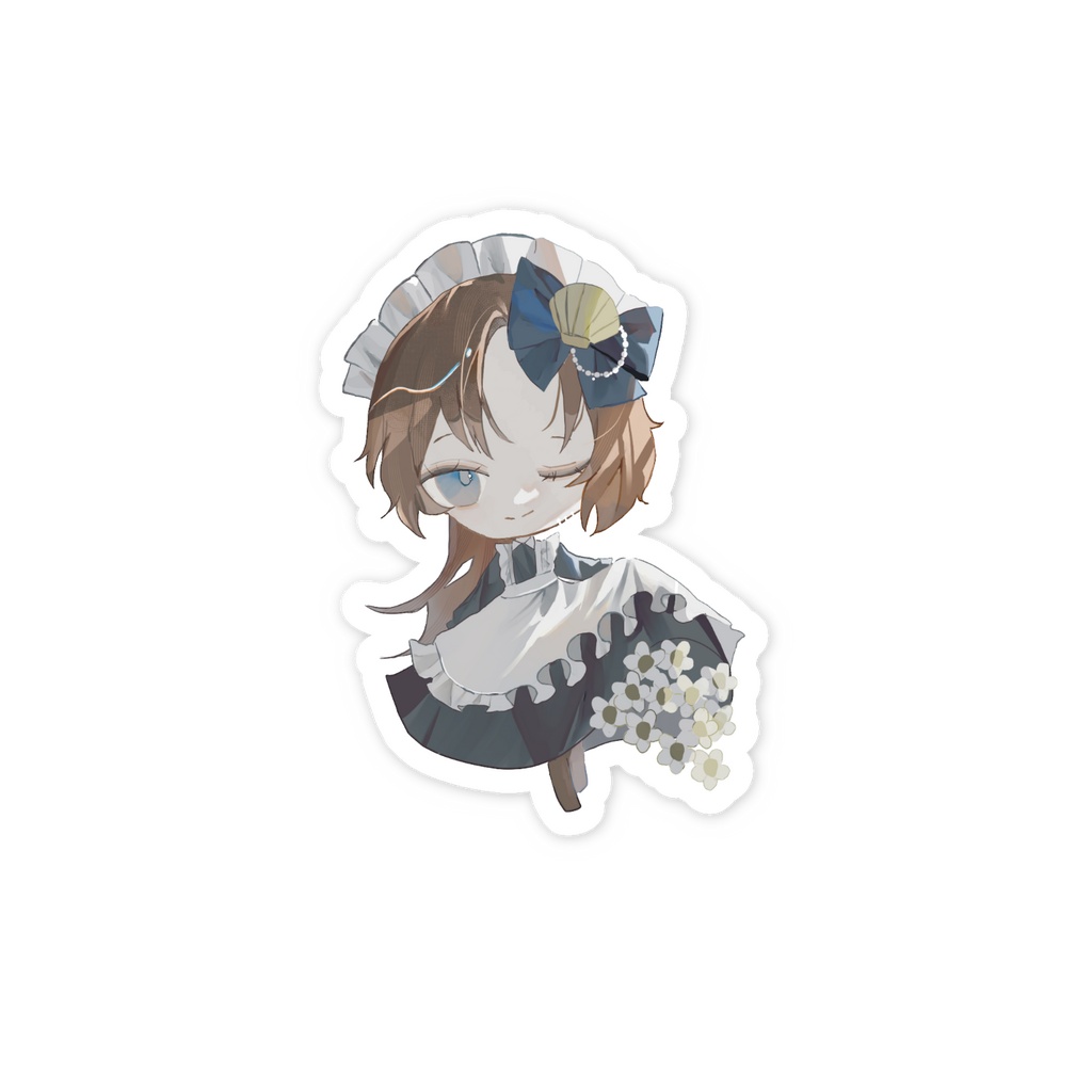 人魚ちゃんステッカー(メイド)