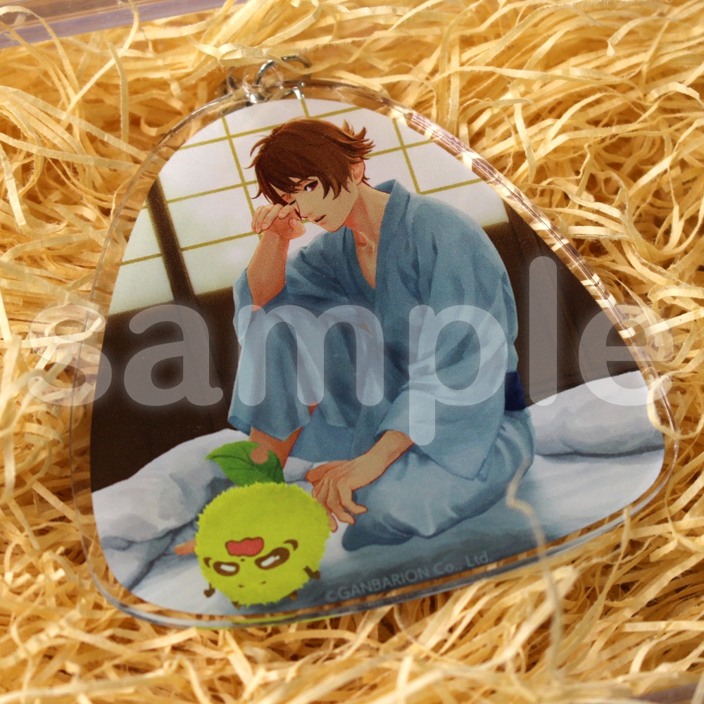 縁がわ男子とけものたん アクリルキーホルダー(朝)