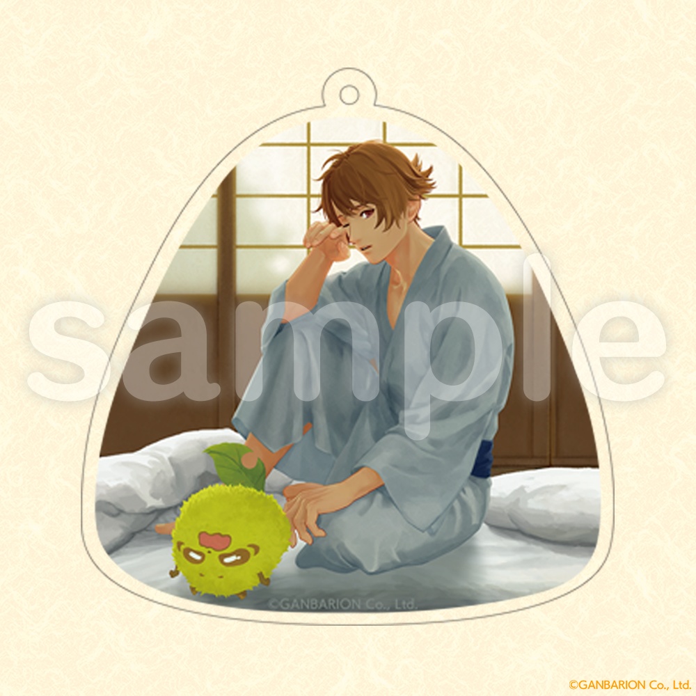 縁がわ男子とけものたん アクリルキーホルダー(朝)