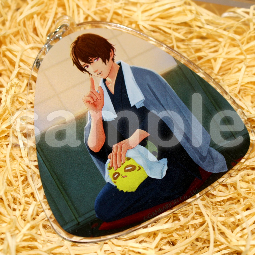 縁がわ男子とけものたん アクリルキーホルダー(夜)