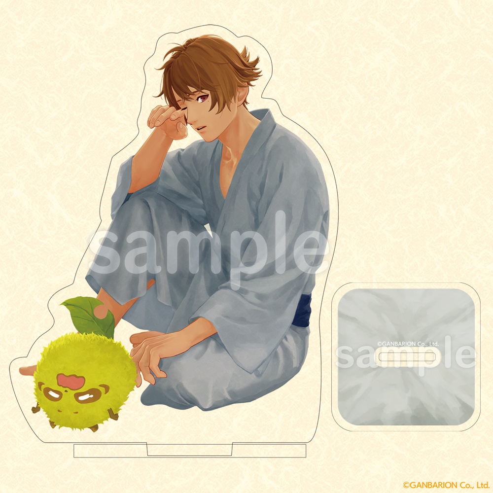 縁がわ男子とけものたん アクリルスタンド(朝)