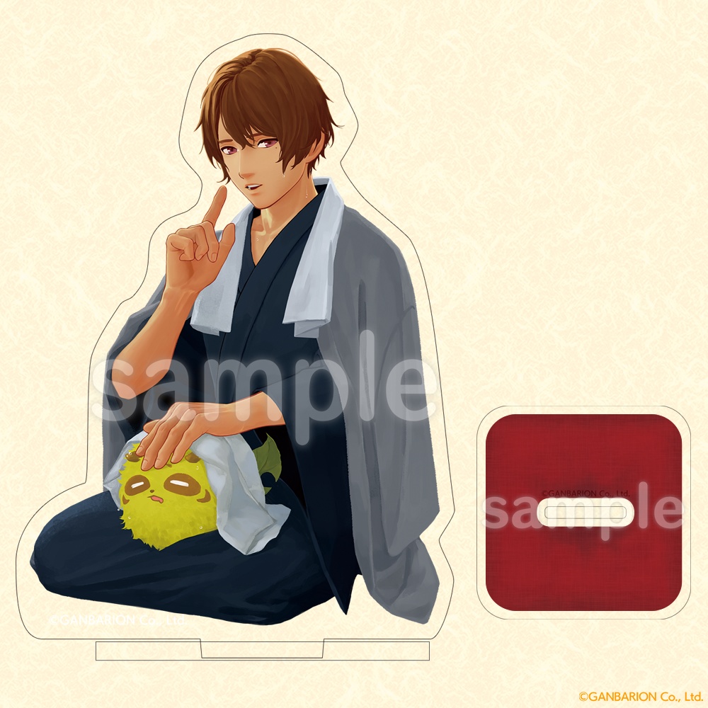 縁がわ男子とけものたん アクリルスタンド(夜)