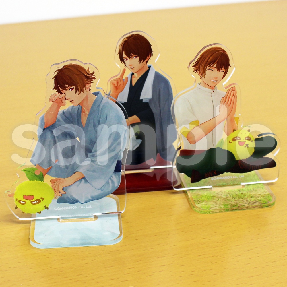 【特典イラストカード(夜)付】縁がわ男子とけものたん アクリルスタンドまとめ買いセット