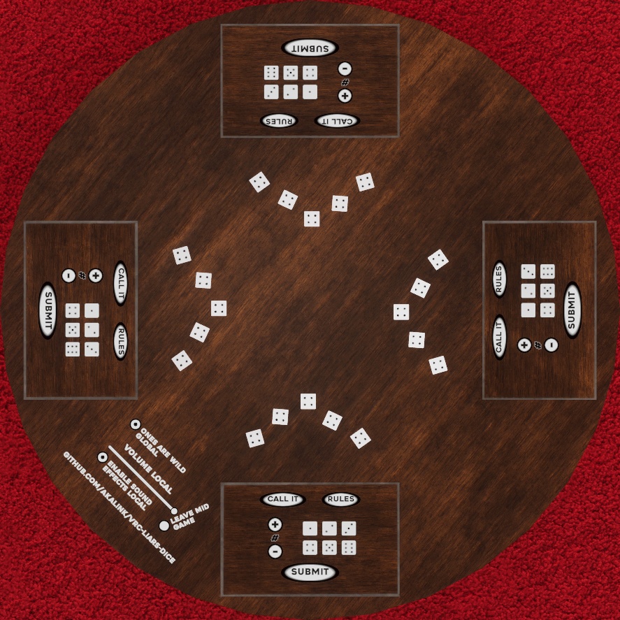 VRChat-Liar's Dice World Prefab