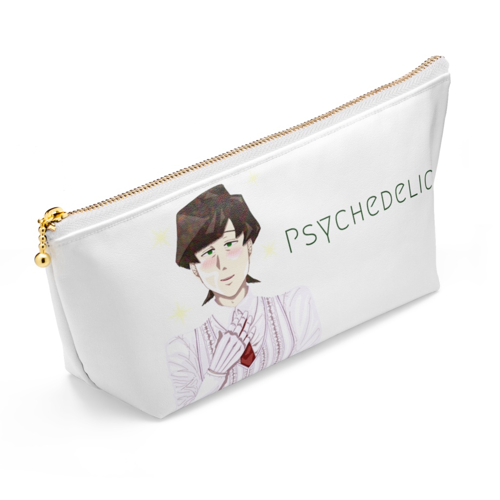 ポーチ【照れ顔サイケデリック2種】